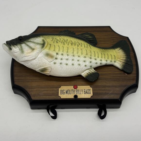 Vtg 1999 Gemmy Big Mouth Billy Bass Singing Fish Novelty Gift 4-Batteries Tested - Picture 1 of 9